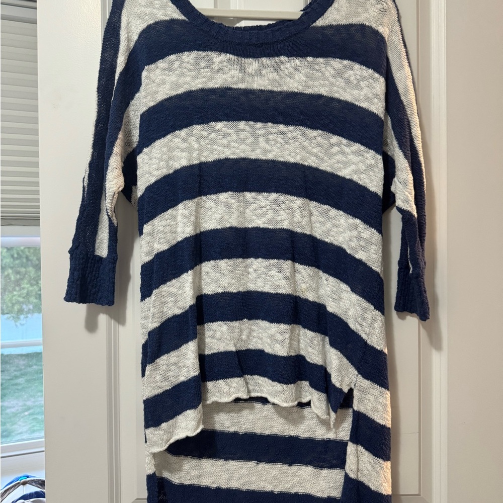 Striped Blue and White Sweater